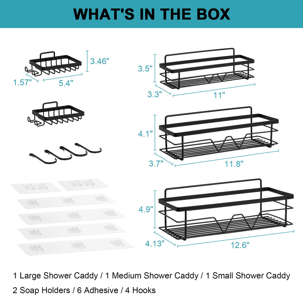 Shower Caddy Shelf Organizer