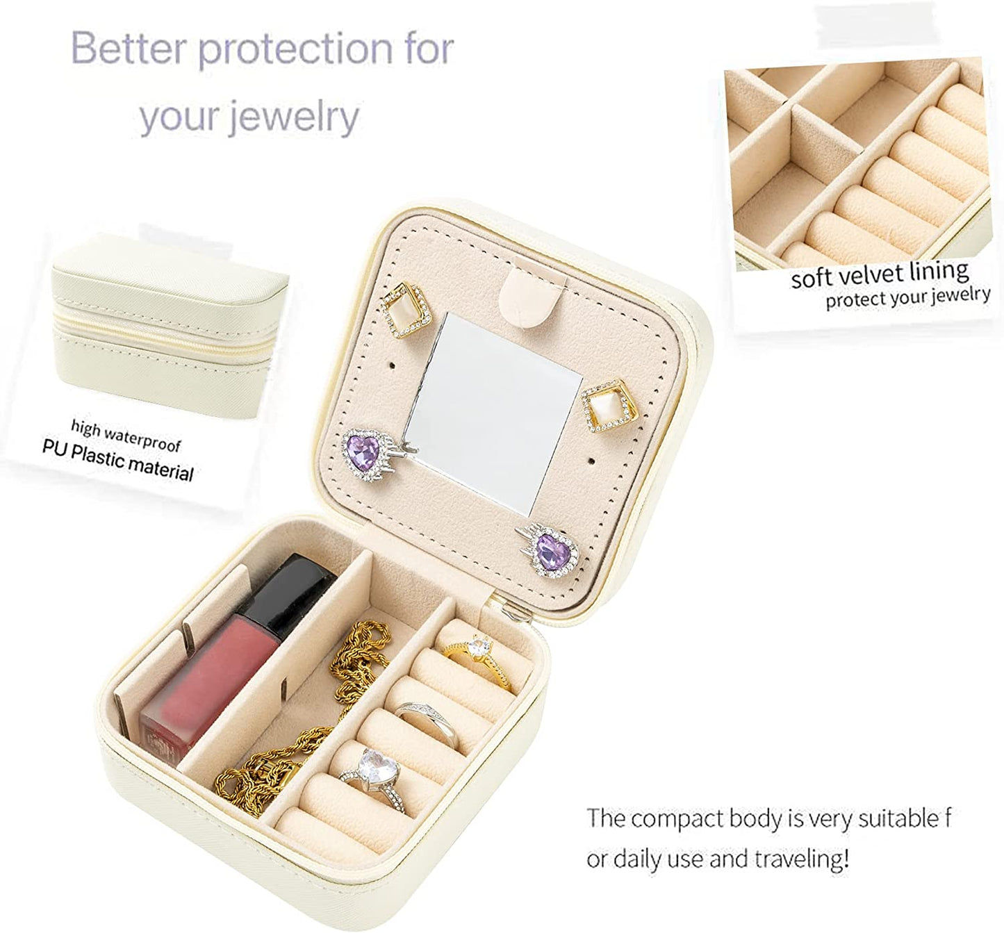 Mirror Jewelry Organizer