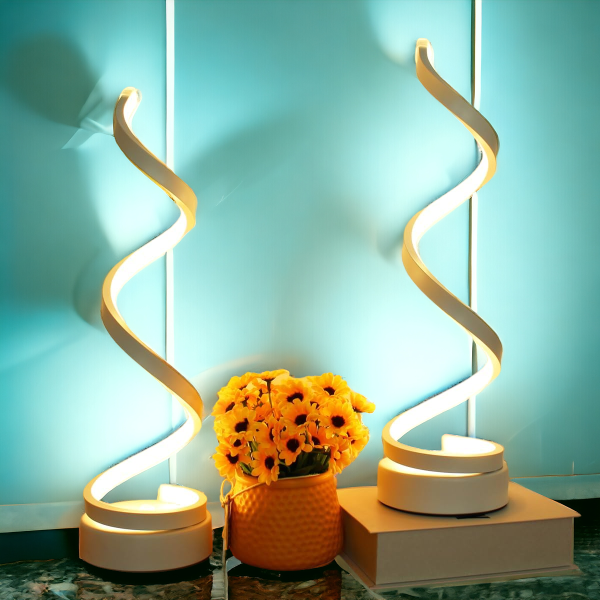 3 Way Dimming Spiral Lamp Set