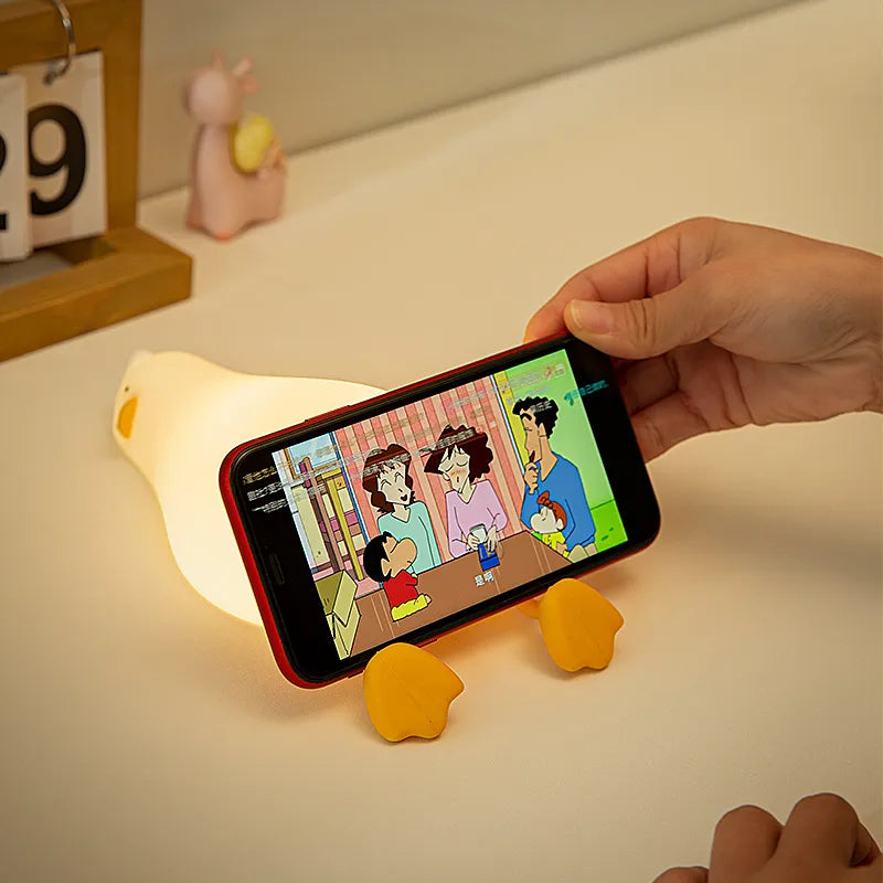 Rechargeable Laying Duck LED Night Light