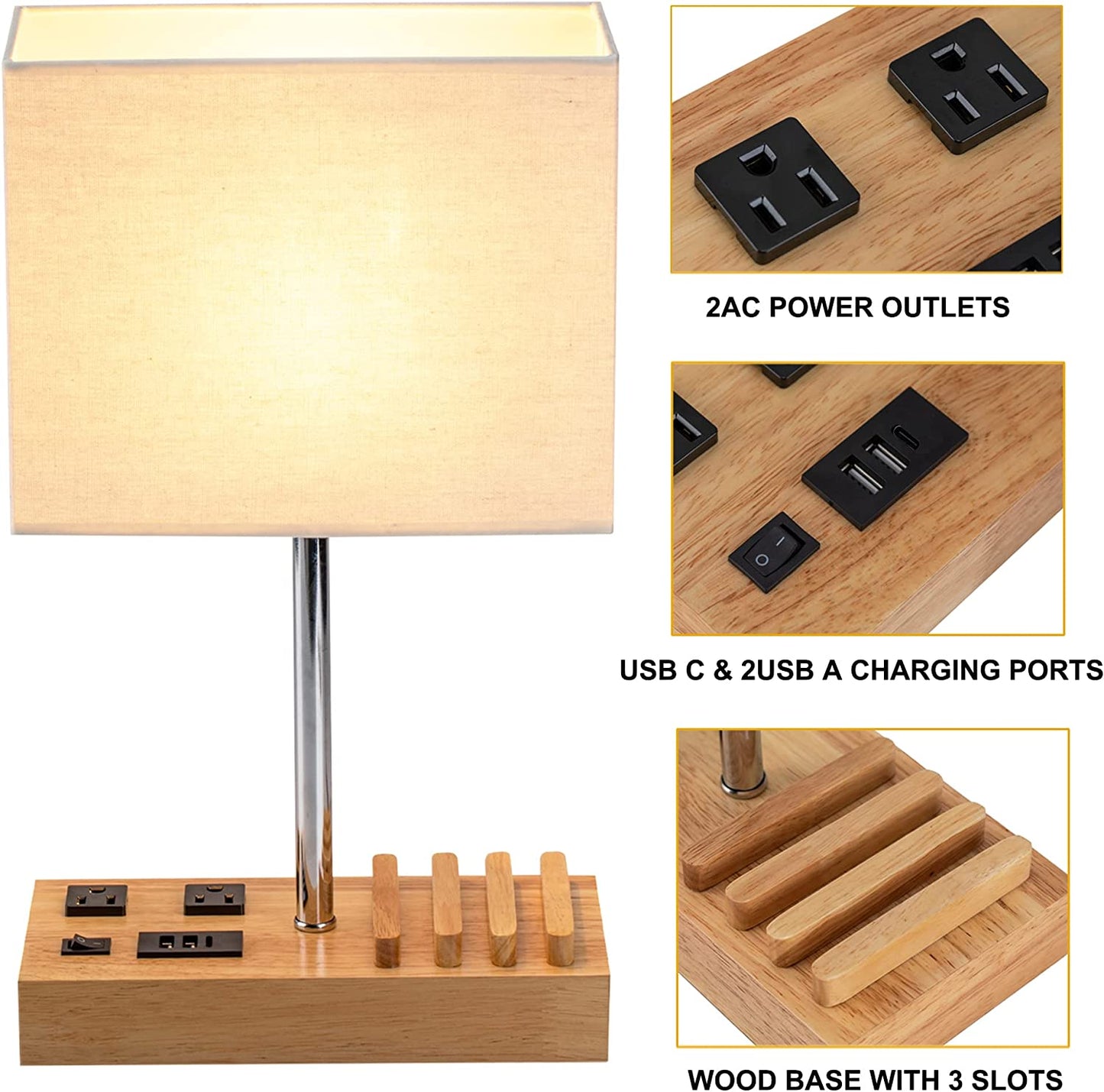 Charging Stand Desk Lamp