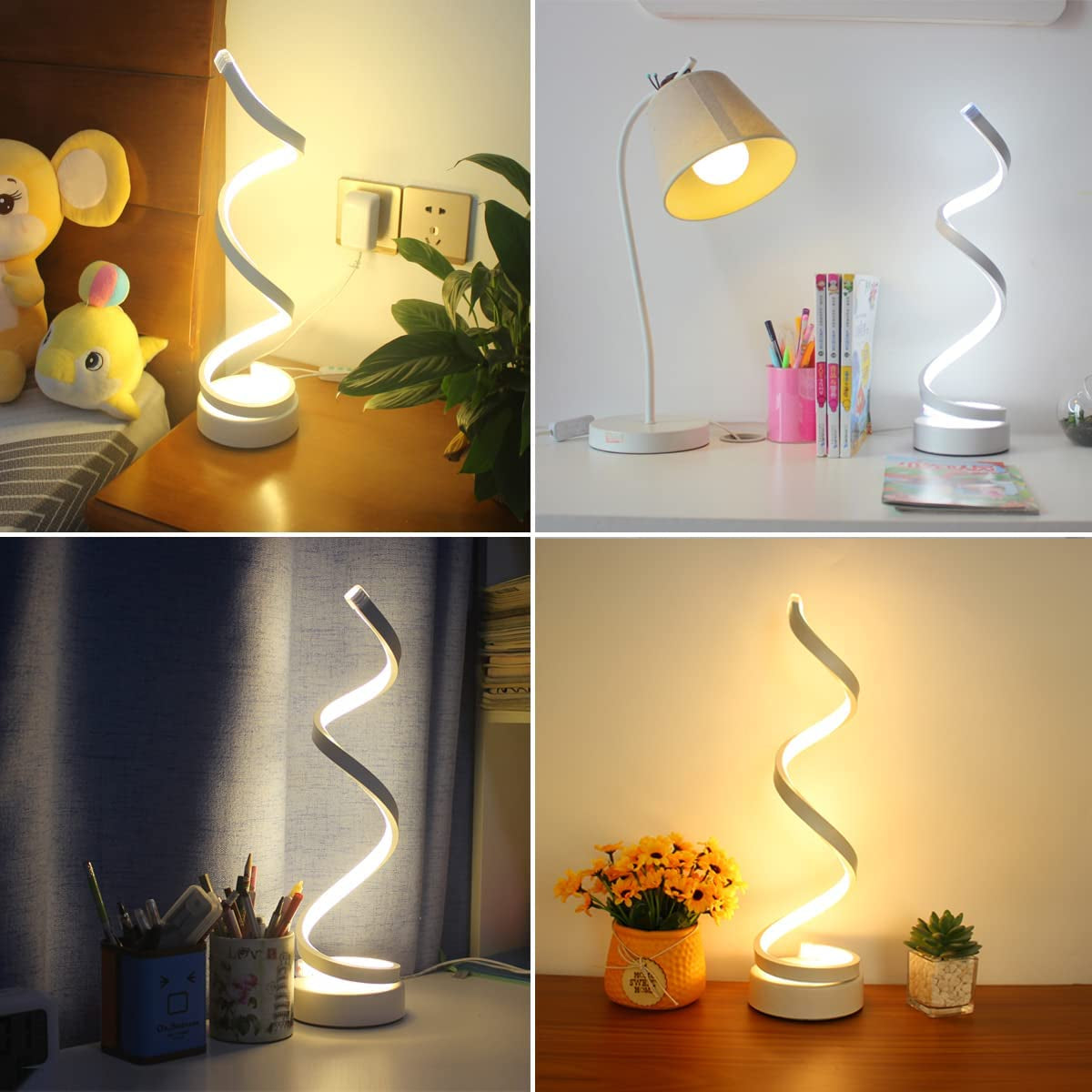 3 Way Dimming Spiral Lamp Set