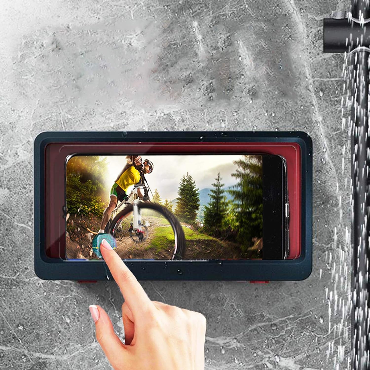 Waterproof Anti-Fog Mobile Phone Shower Holder