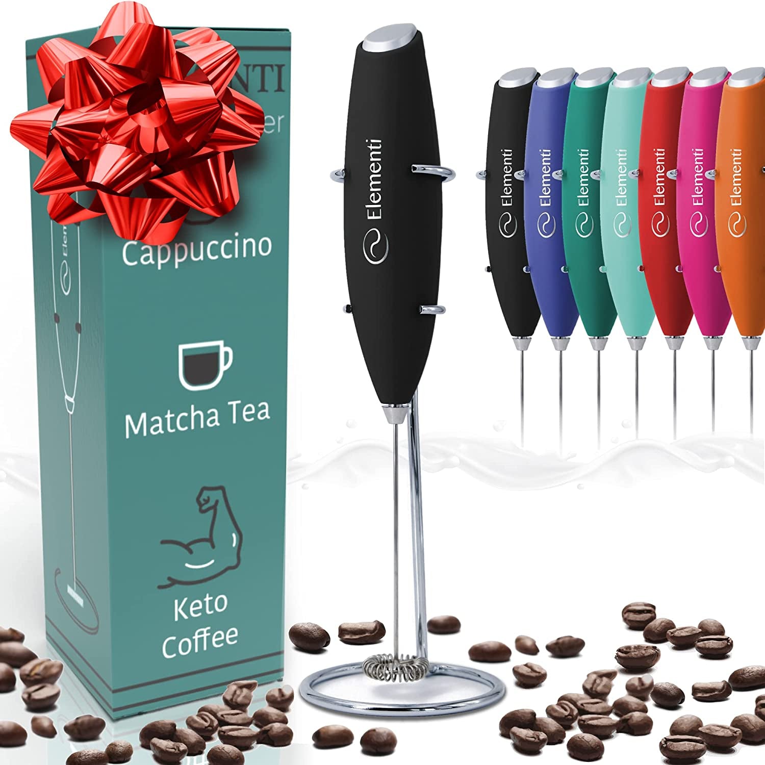 Handheld Milk Frother Wand & Matcha Mixer