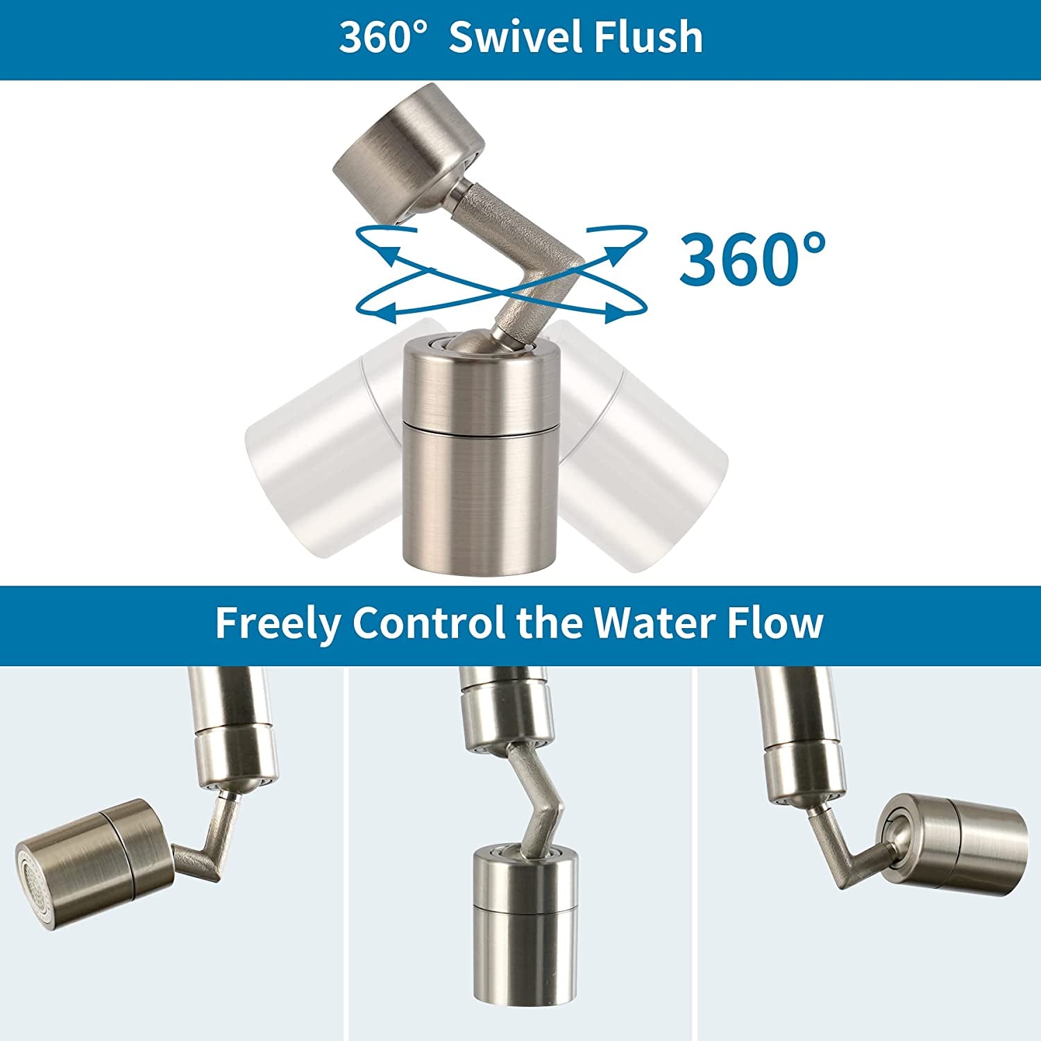 720° Faucet Spray Aerator