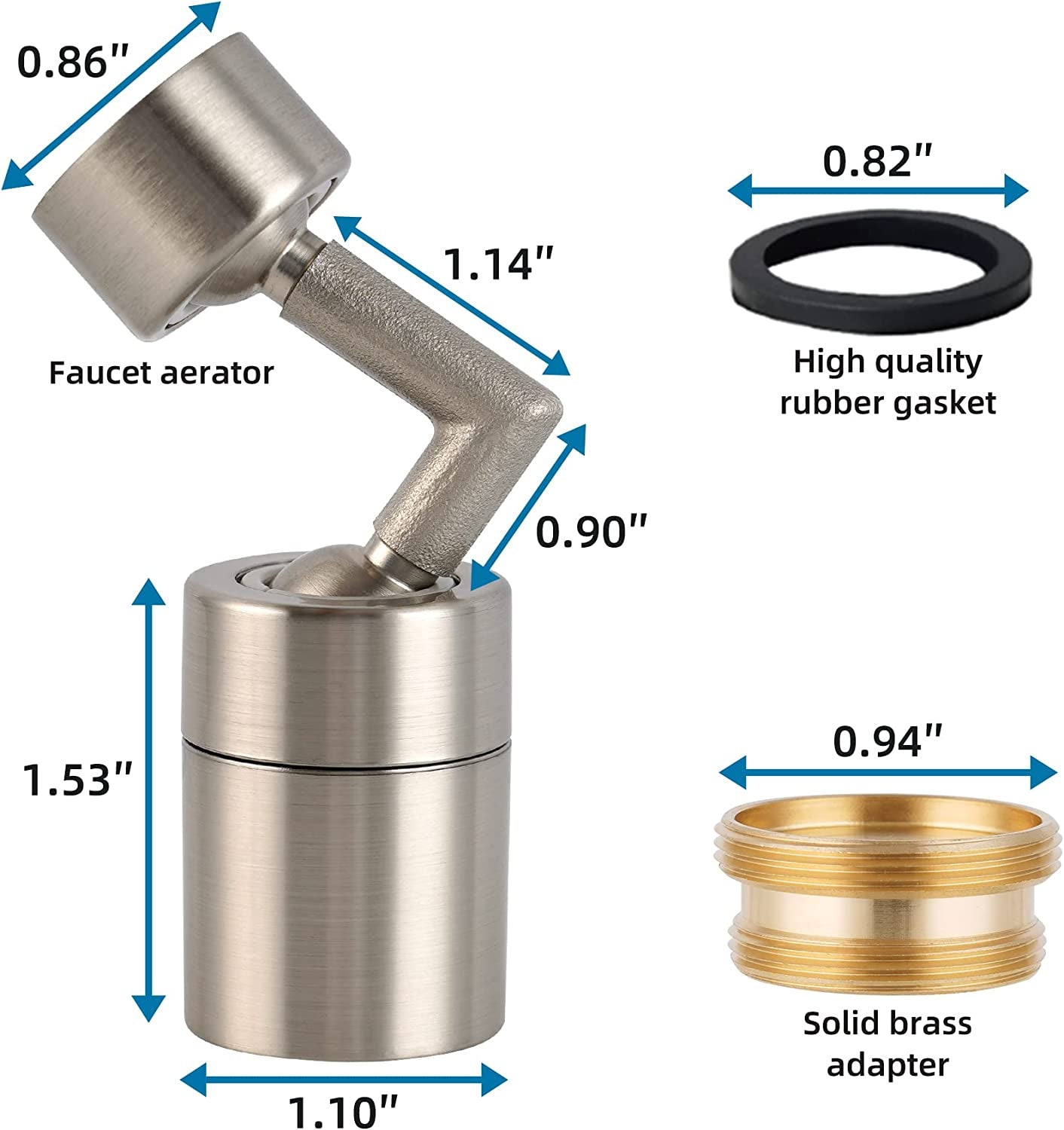 720° Faucet Spray Aerator